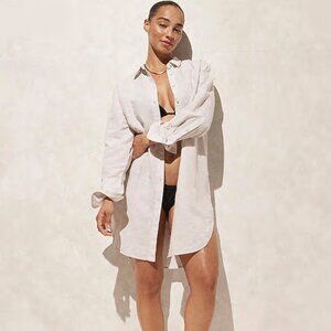 J. Crew Relaxed fit beach shirt in Linen Cotton blend - Size S